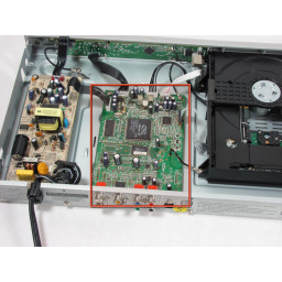 Philips DVP642 Замена материнской платы